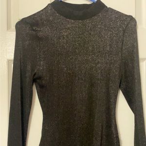 Glitter/see through body suit